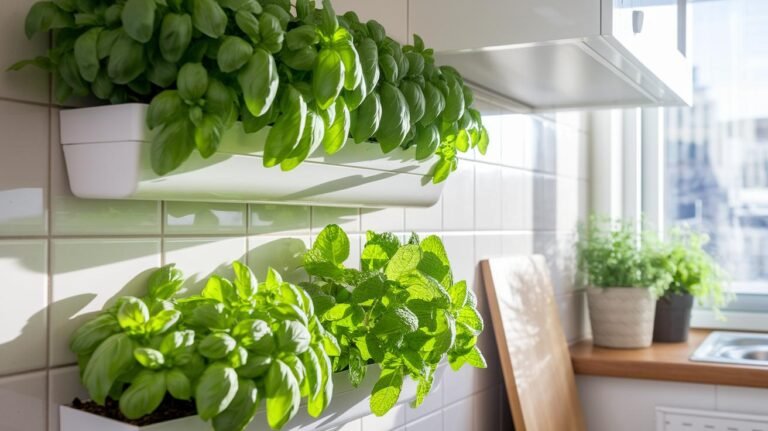 Indoor Vertical Herb Garden Brings Fresh Flavor
