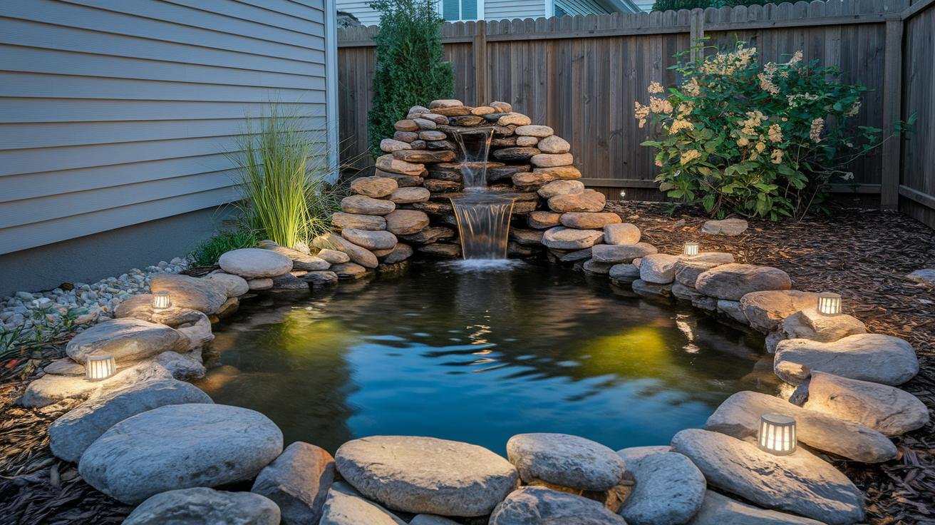 Lighting  Decorative Accents for Backyard Pond Ideas.jpg