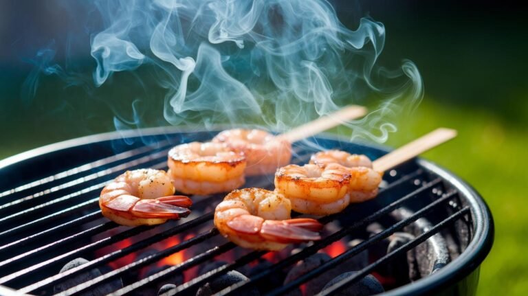 How to Grill Shrimp on a Charcoal Grill at Home