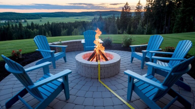 Patio Fire Pit Placement and Safety Distances
