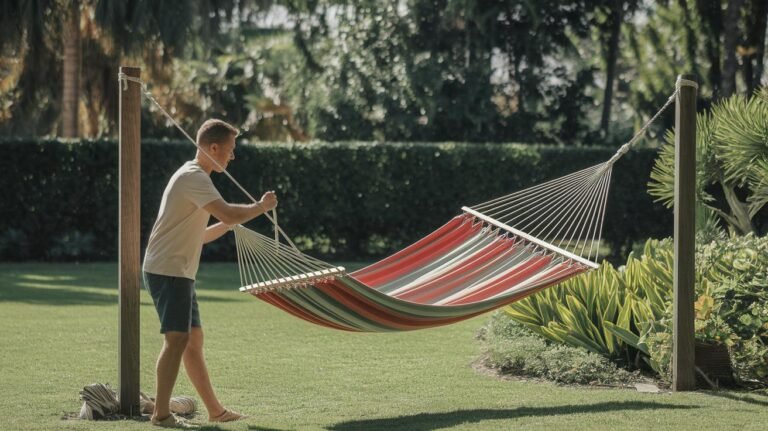 How to Hang a Backyard Hammock Without Trees