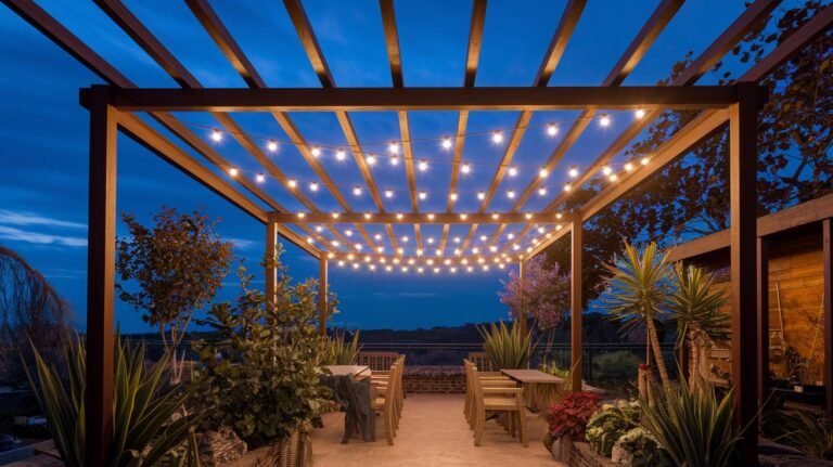 Pergola Lighting Ideas for Evening Ambiance